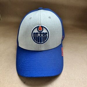 47 Brand Blue and Gray Oilers Cap. O/S